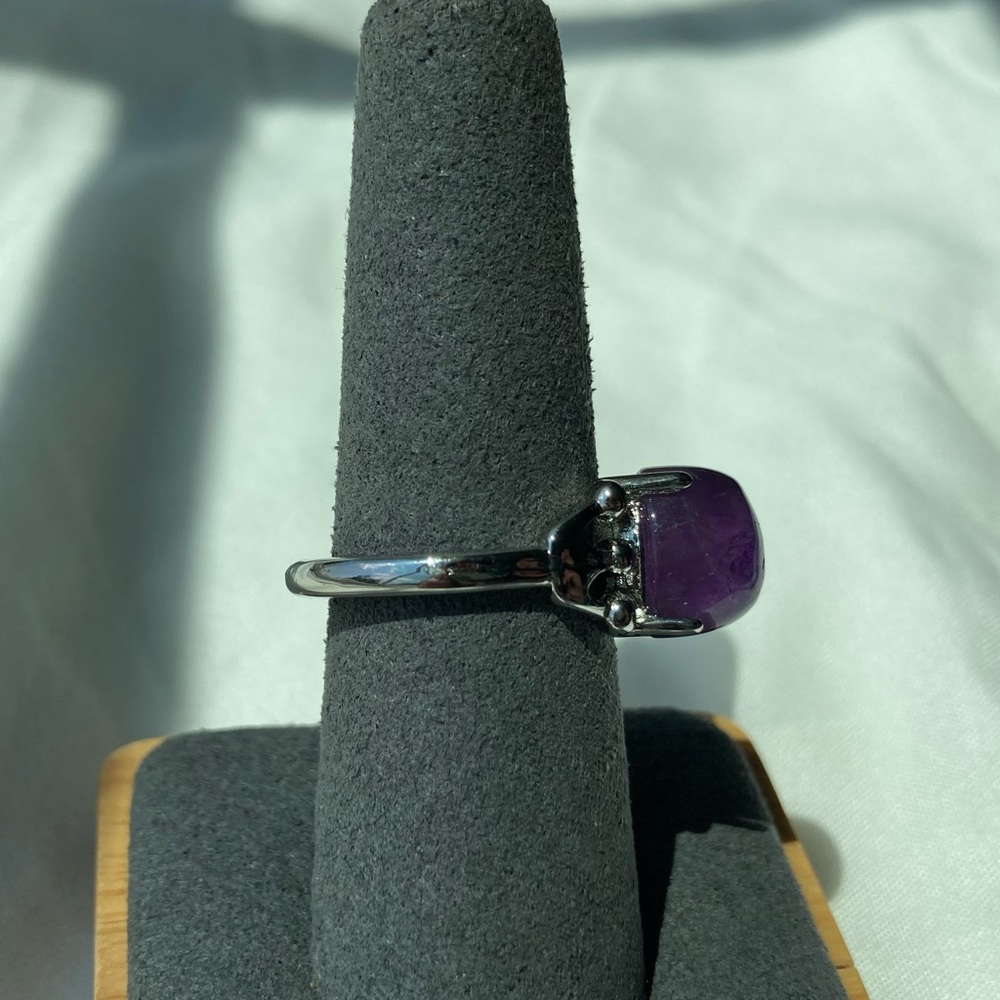 Amethyst s925 ring - Picture 3 of 6